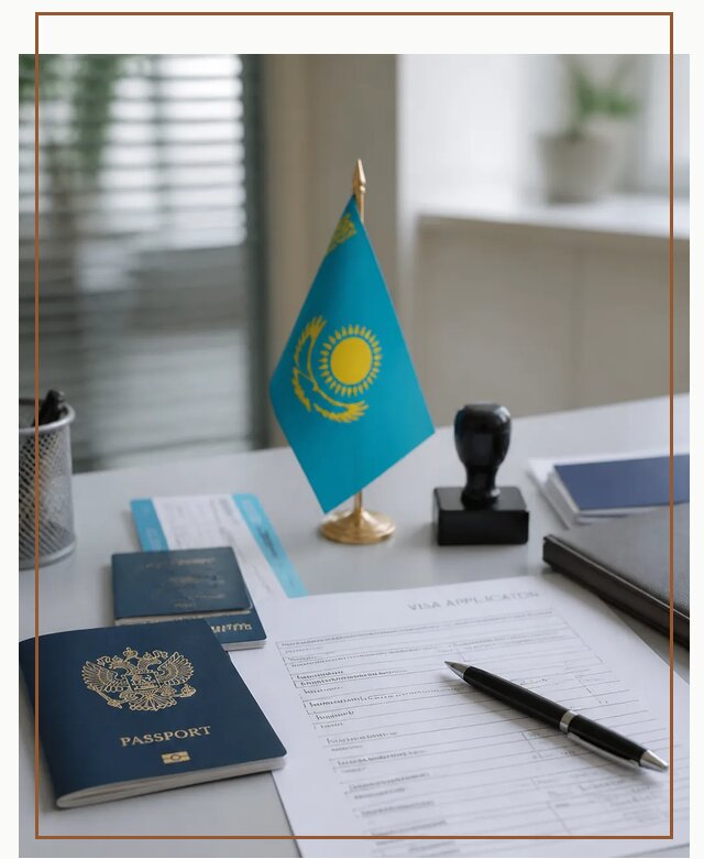 Оформление визы в Казахстан для поездки и работы в Бугульме
