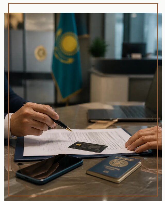 Открытие счета и банковской карты в Казахстане в Бугульме